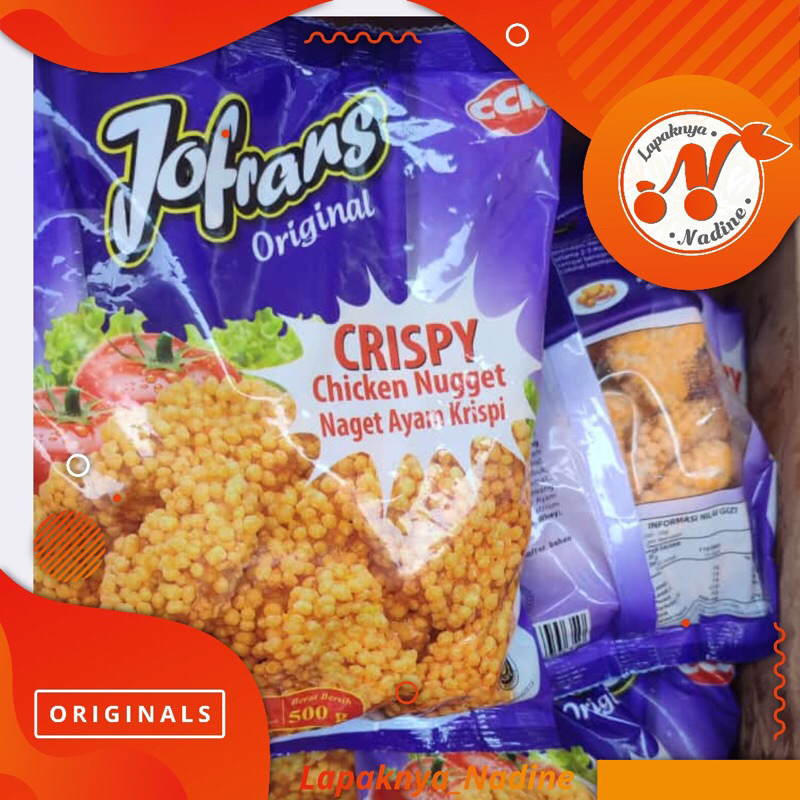 

Jofrans Chicken Nugget Crispy 500gr