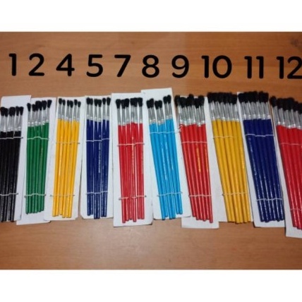 

Bayar Di Tempat!! Kuas Lukis Pagoda No. 2 harga per LUSIN = 12 PCS Model Baru