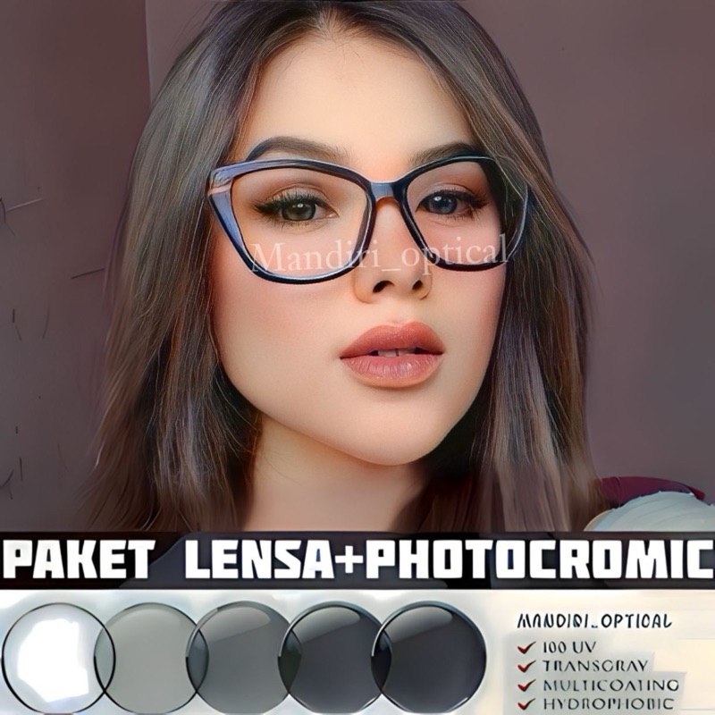 (COD) FRAME CAT EYE PREMIUM | KACAMATA MINUS | KACAMATA ANTI RADIASI | KACAMATA PHOTOCROMIC | KACAMA