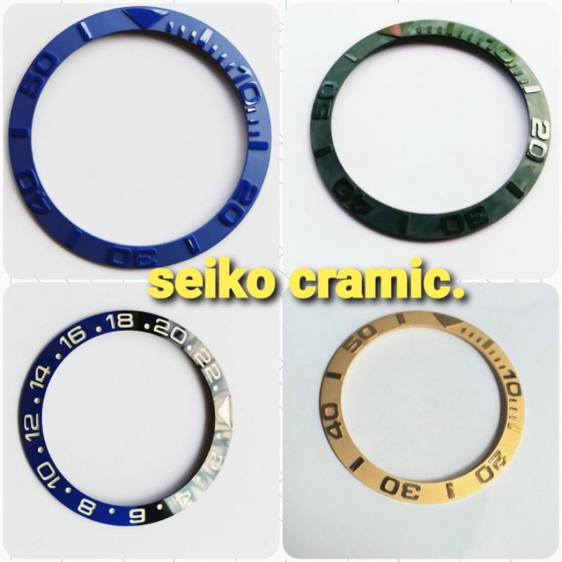 ring insert bezel cramic seiko