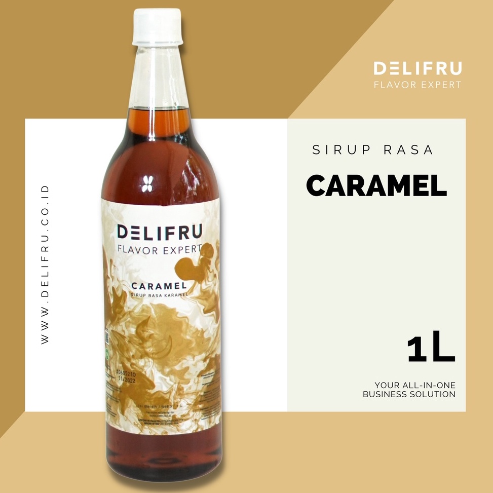 

Best S3ller Caramel Syrup Delifru 1 Liter - Sirup Karamel Premium [168]