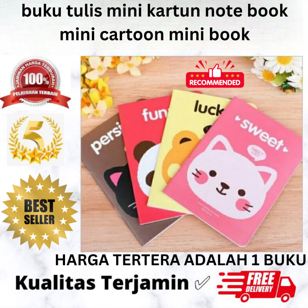 

Buku Tulis Mini Kartun Note Book Mini Cartoon Mini Book
