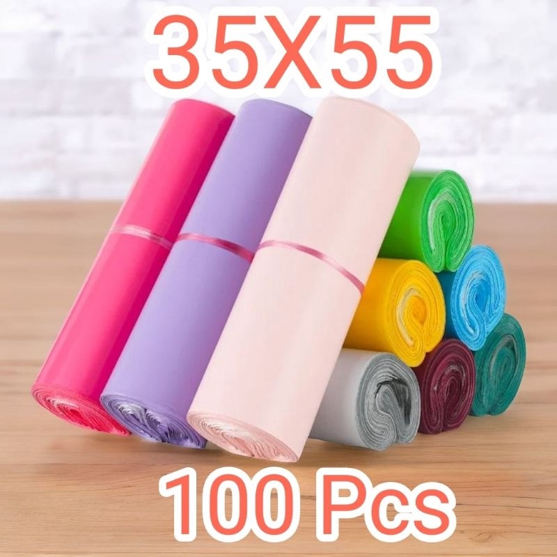 

STAR BRANDS Polymailer JUMBO plastik packing besar 35x55 double layer 100 lembar simpel hemat lakban lebih pro !