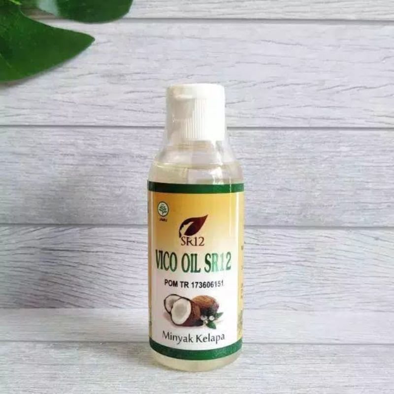 

MINYAK VICO SR12/ VCO SR12/VICO OIL SR12 BPOM HALAL / MINYAK KELAPA ASLI