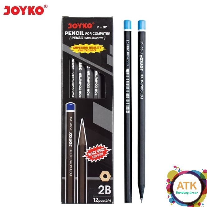 

[☄P98\] Pensil 2B Joyko P-92 Hitam - Lusinan (12 pcs) [102]