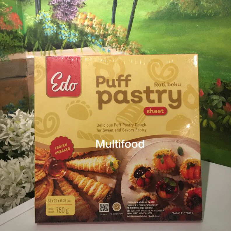 

Original Puff pastry sheet edo murah / kulit pastry Halal / kulit zuppa buruan