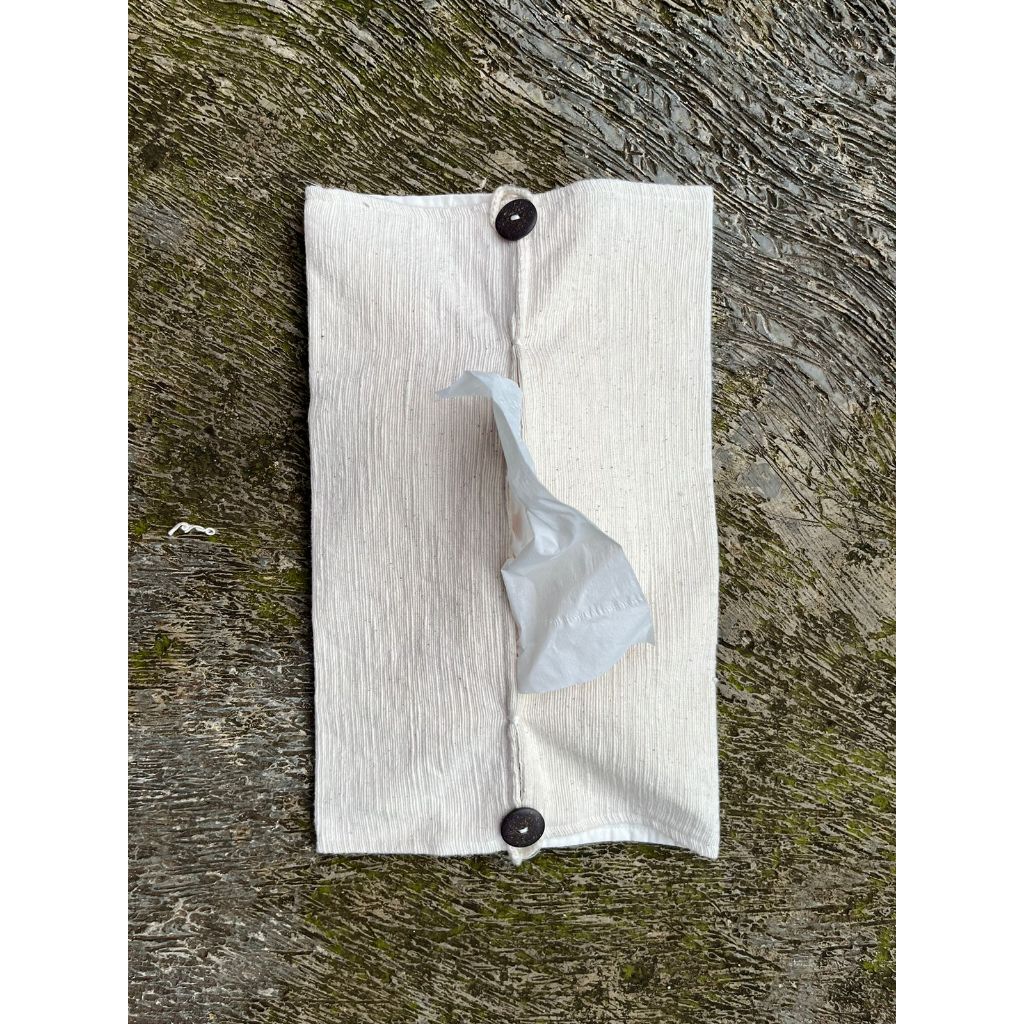 Tempat Tissue Bahan Kain Tenun Tumanggal