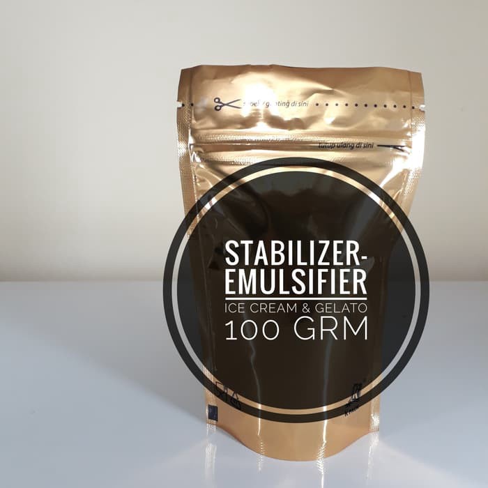 Terlaris Stabilizer-Emulsifier Ice Cream & Gelato [GOLD] - 100grm 