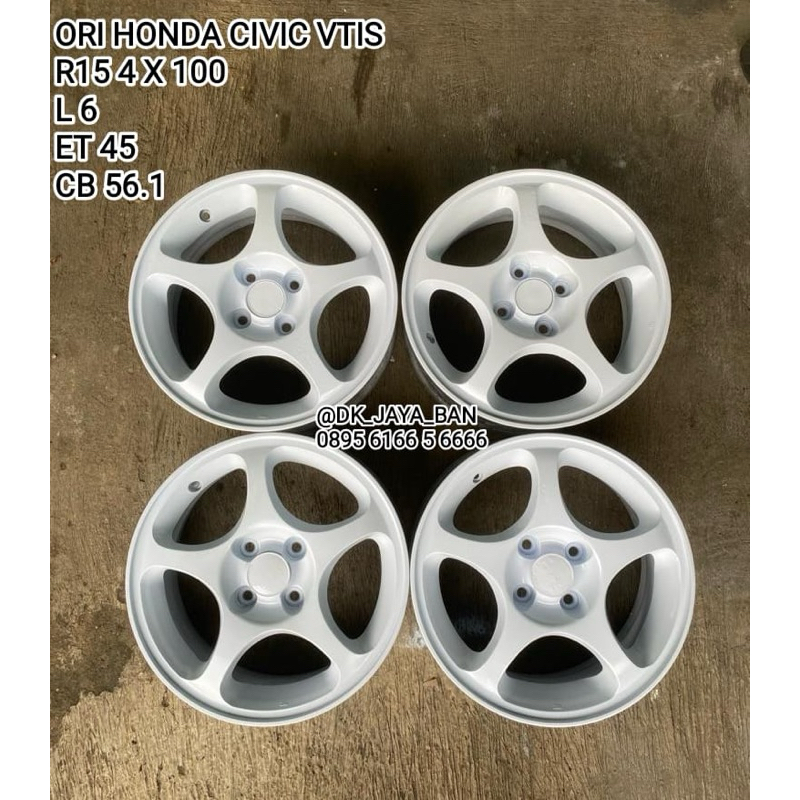 velg oem civic vtis r15