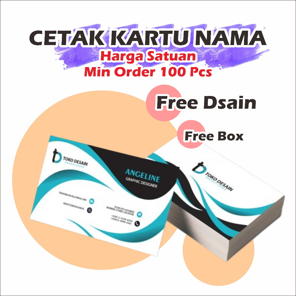Kartu nama custom cetak kartu nama cutom kartu nama 1 sisi 2 sisi kartu nama custom 2 sisi