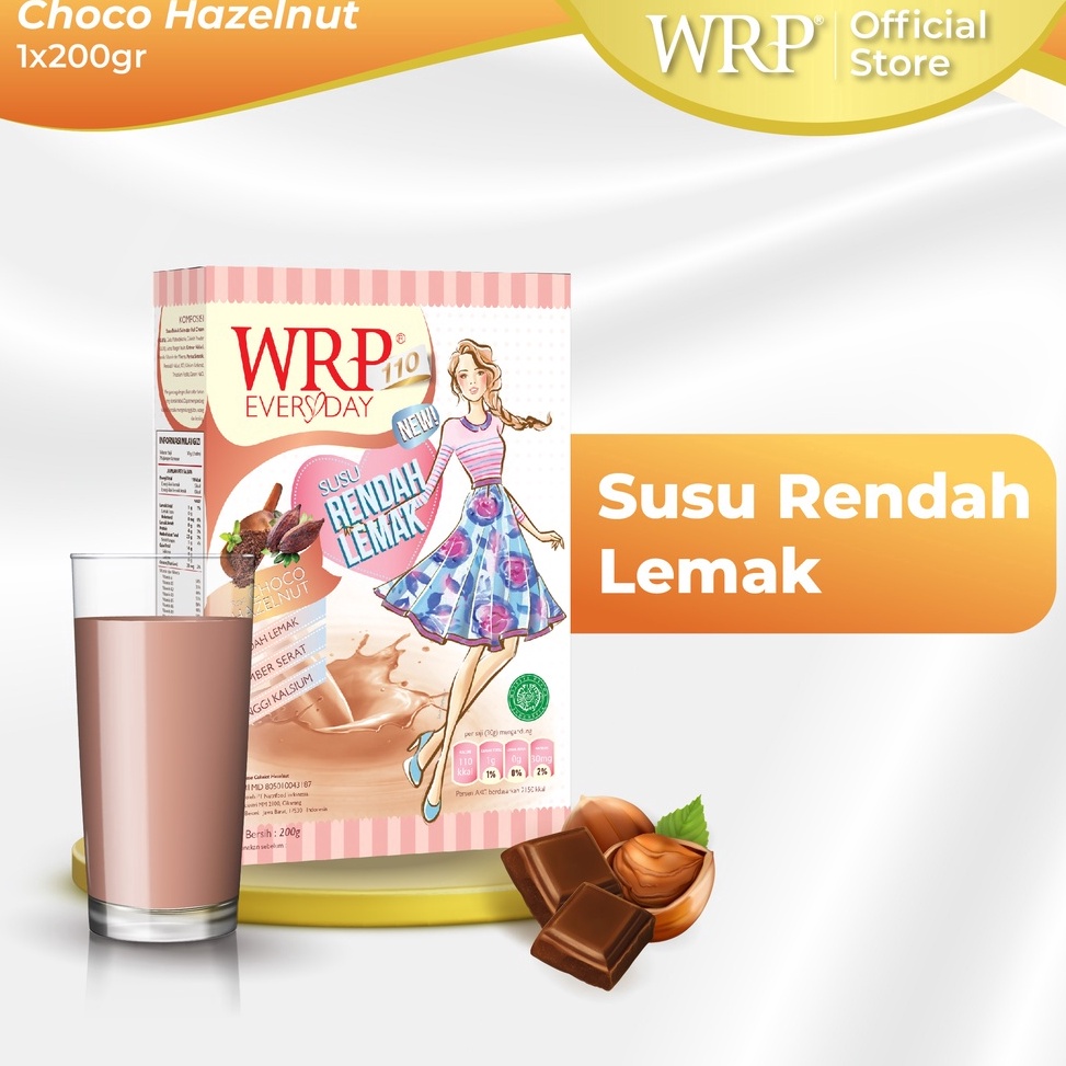 

T3rl@ku. WRP Low Fat Milk Choco Hazelnut 200G Special
