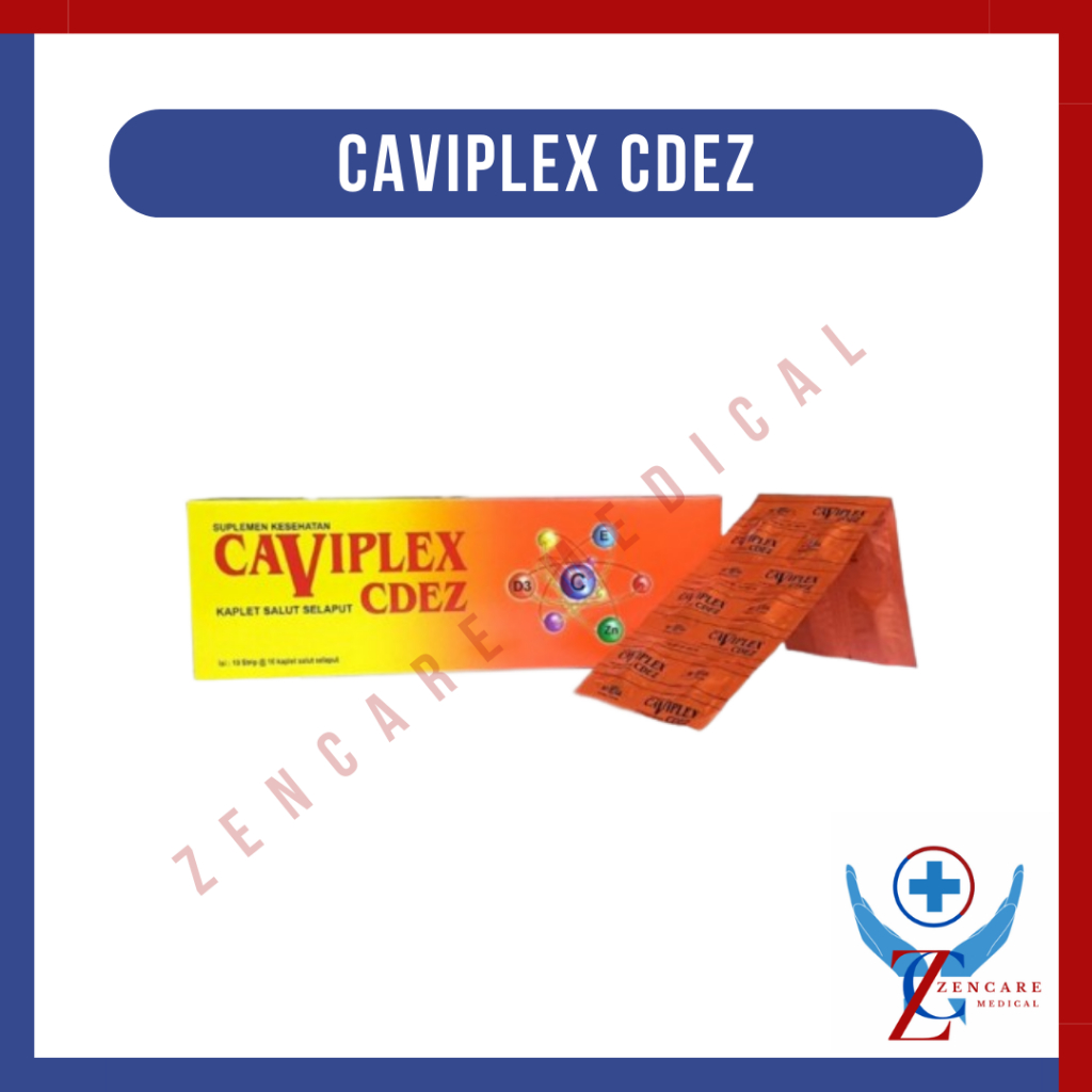 Caviplex Orange CDEZ Becom Zet Eceran / Sebox 10 x 10 Tablet