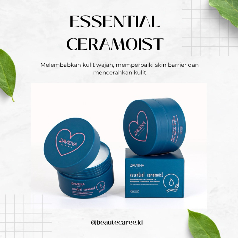 DAVIENA CERAMIDE MOISTURIZER, PELEMBAB WAJAH