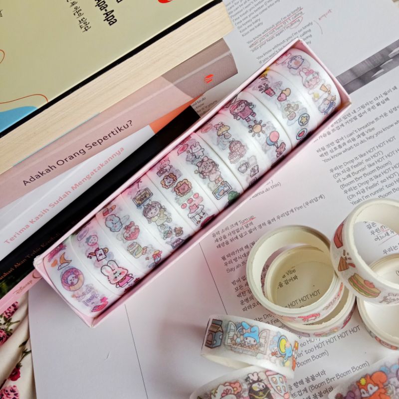 

[Araaa.Store] Washi Tape Motif Kartun Anak Tape Selotip Kertas