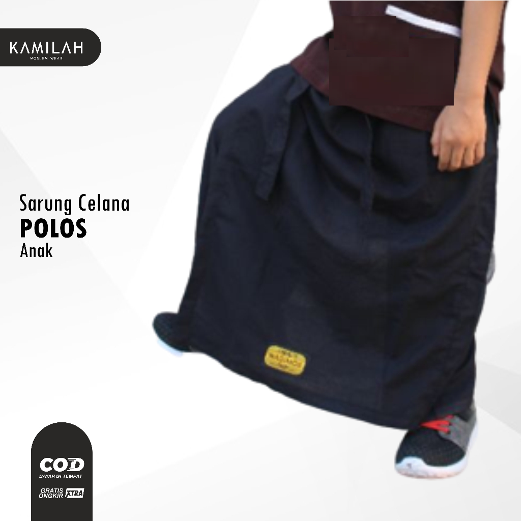 Sarung Celana Anak Laki Laki Polos Wadimor Original