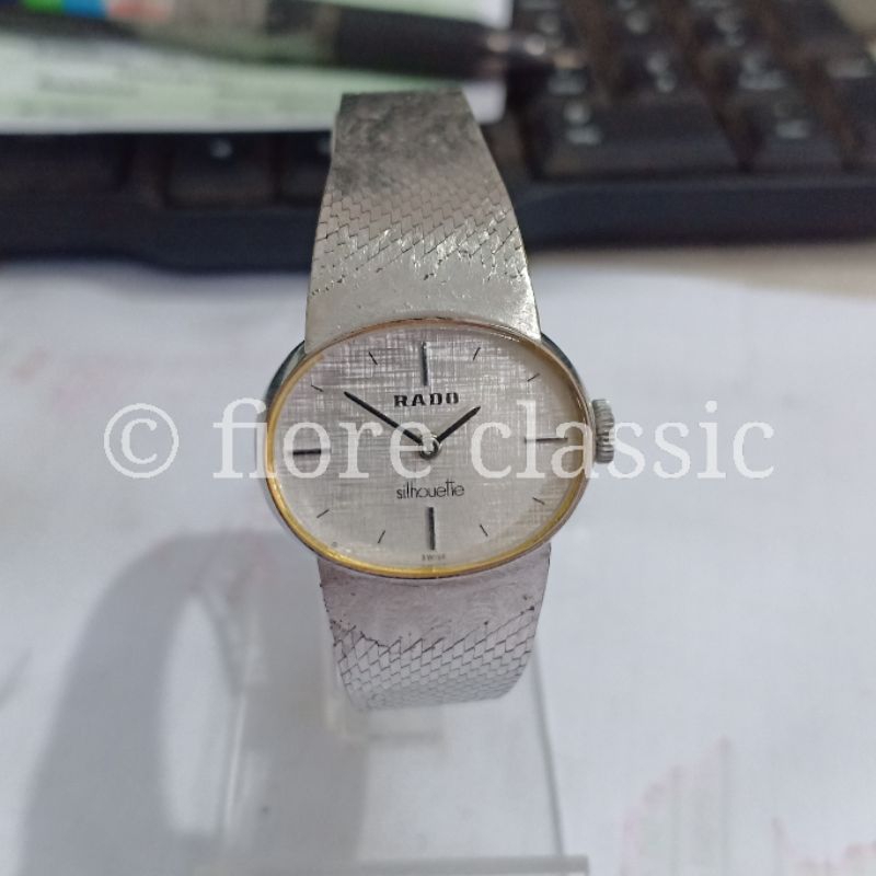 Preloved Jam tangan Wanita / Ladies RADO Silhouette manual winding