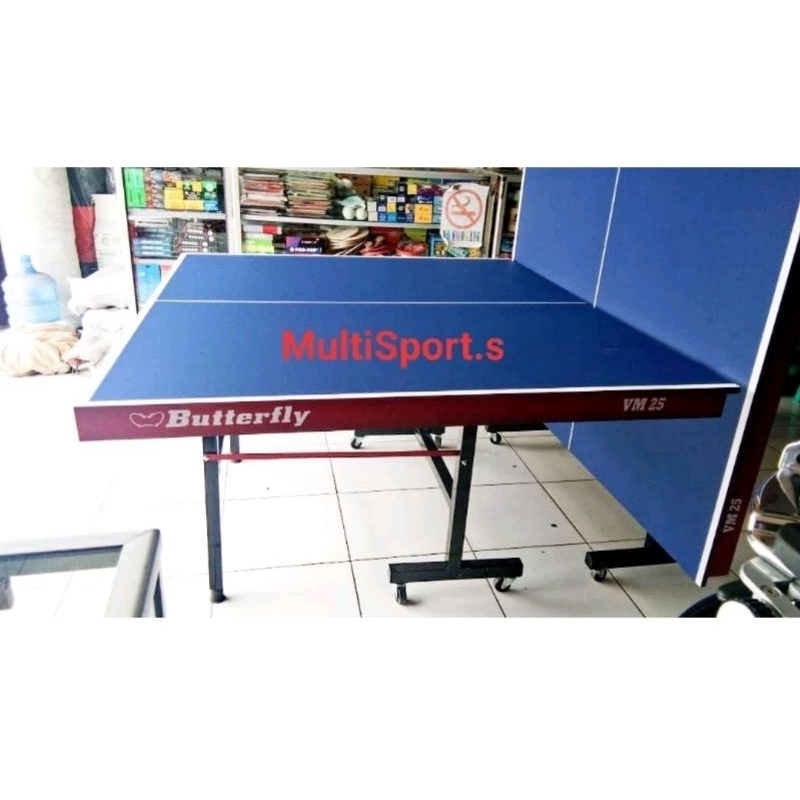 MEJA TENIS MEJA MEJA PINGPONG MDF KOMPLIT + KIRIM