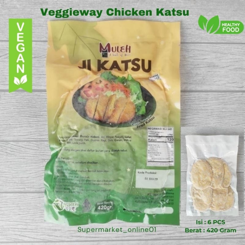 

Veggieway Chiken Katsu Ayam Goreng Tepung Vegan