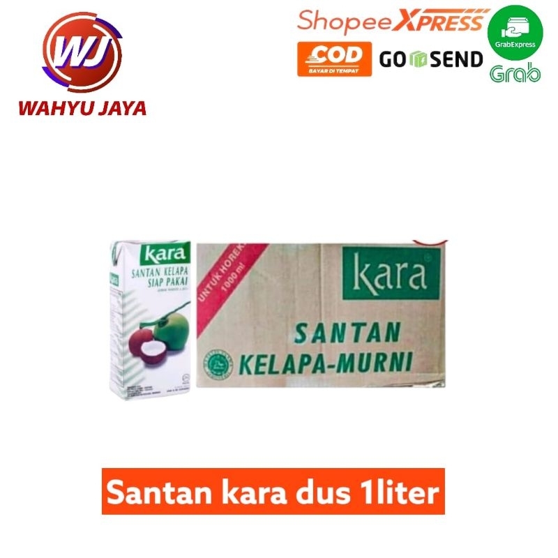 

santan kara kelapa murni dus 1liter