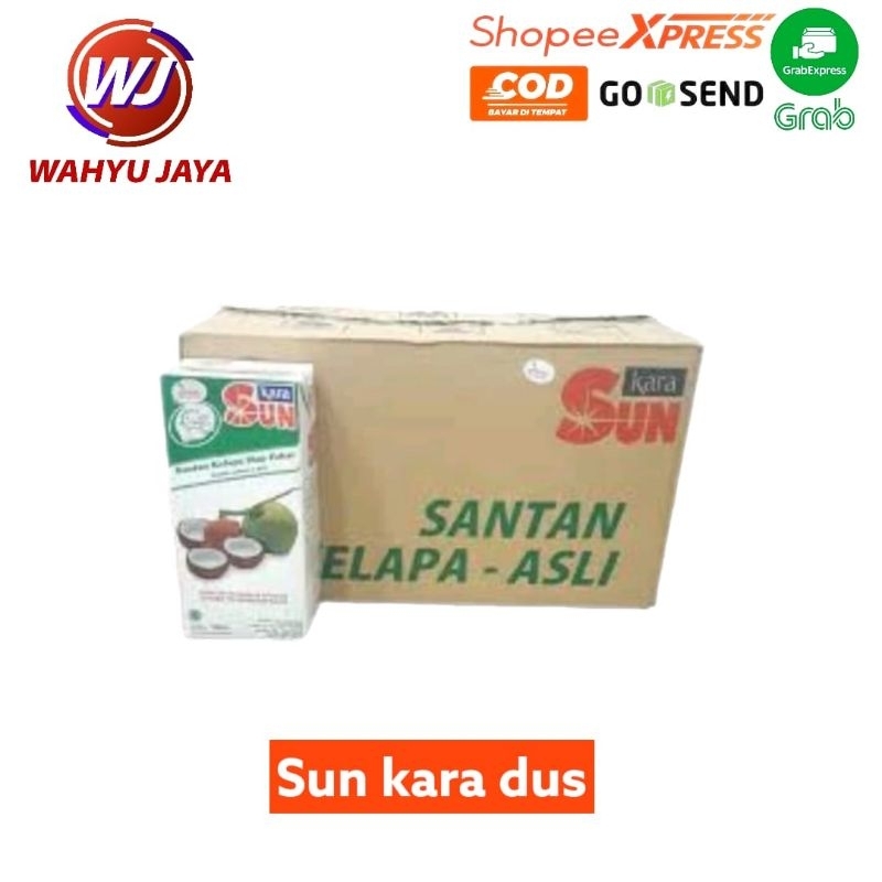 

sun kara santan kelapa dus 1liter