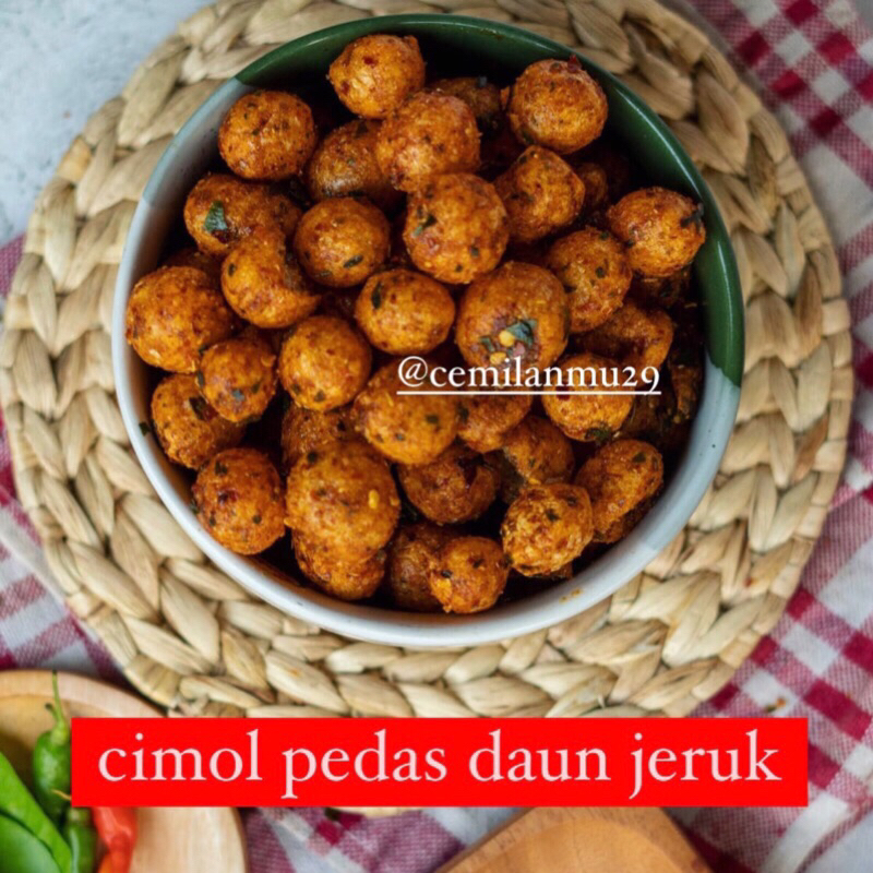 

Cimol crispy pedas daun jeruk | Endog lewo Kejuku Beraroma