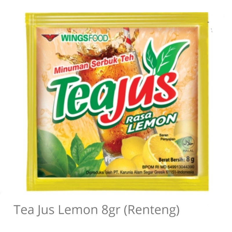 

Tea Jus Lemon 1 Renteng Isi 10pcs