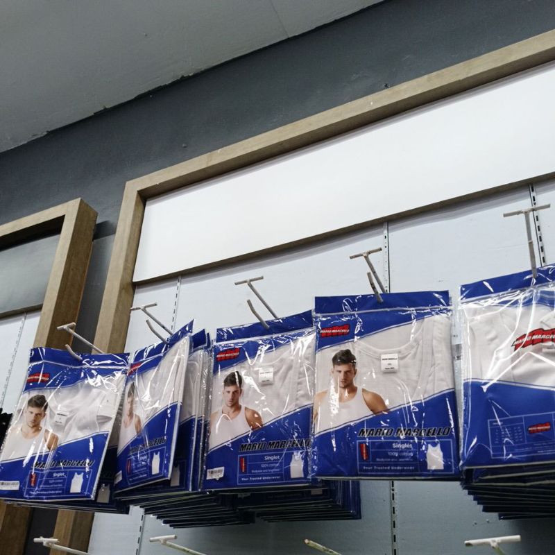 Koleksi singlet / kaos dalam pria MARIO MARCELLO di RAMAYANA SADANG