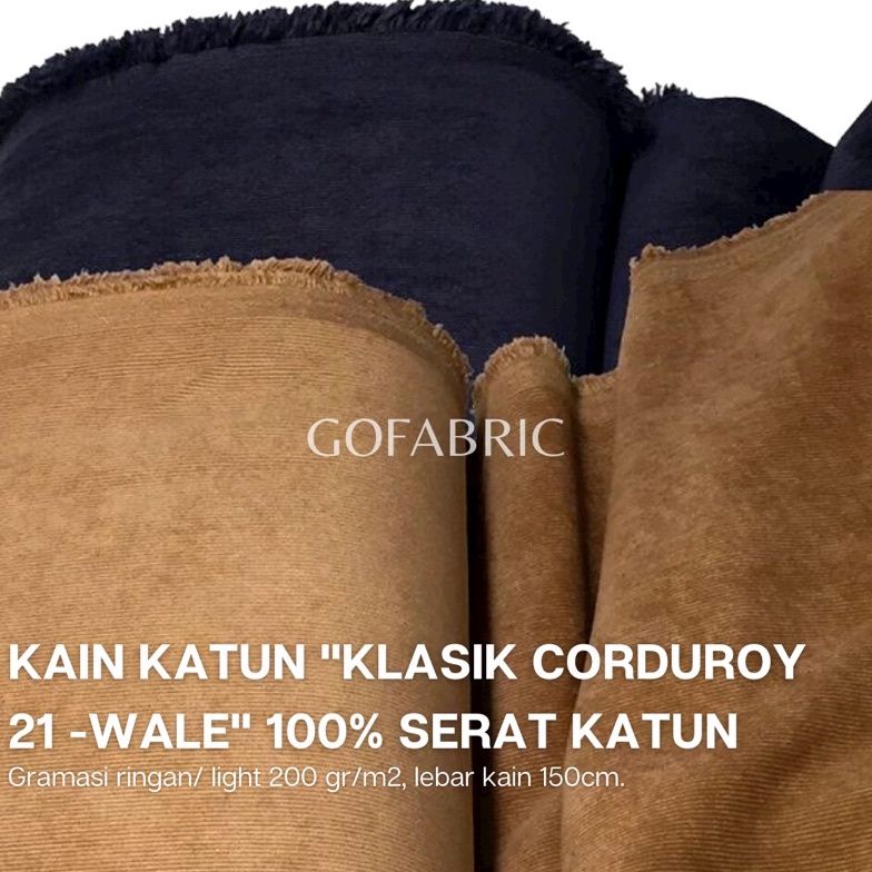 [✆M59$] Corduroy Kain baby corduroy Kain cordura Atasan Corduroy [196]