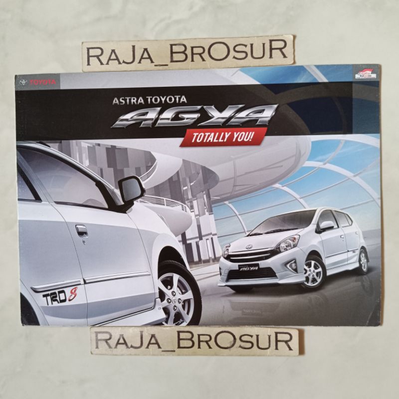 Poster brosur katalog leaflet Toyota Agya TRD Sportivo 2015
