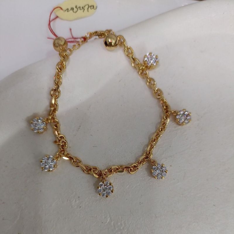 gelang ORI replika berlian cubic zircon