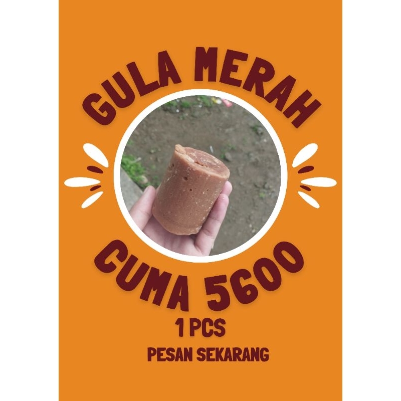 

Bumbu dapur alami Gula merah aren/kawung asli cianjur isi 1 gandu/pcs