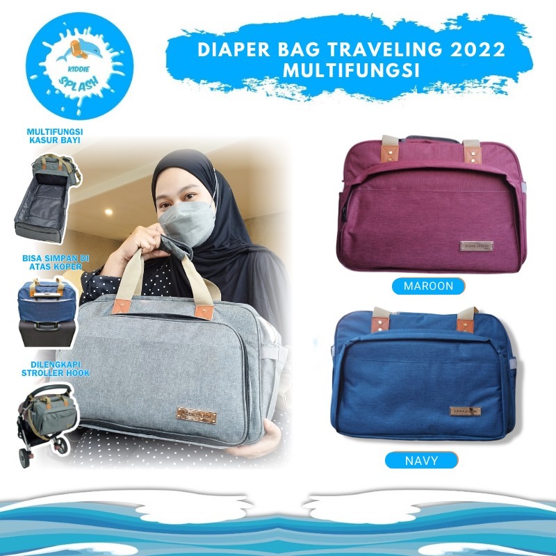 Tas Perlengkapan Bayi Diaper Bag Traveling Multifungsi 2022 Ranjang Dan Non Ranjang