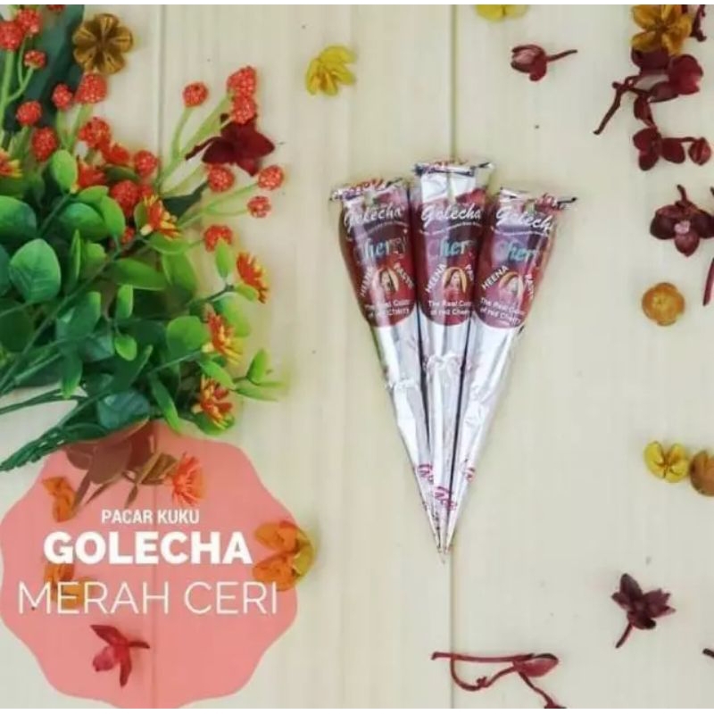 FOS-(Lusinan) Golecha Henna Merah Cherry