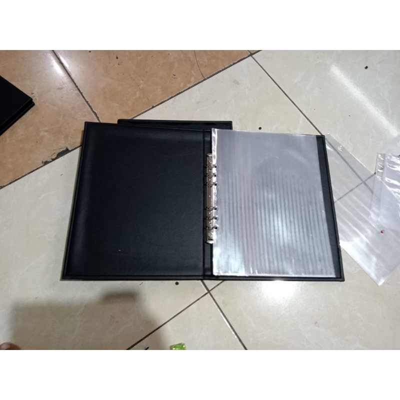 

Buku menu bahan kulit sintetis