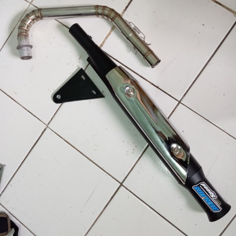 Knalpot Corbi Plorr Klokor CB GL GL100 Leheran Stanlis stell