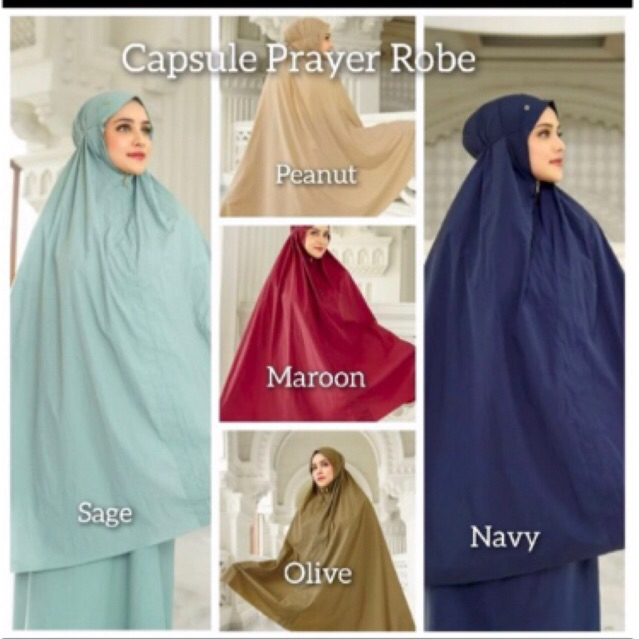Button scarves - capsule prayer robe