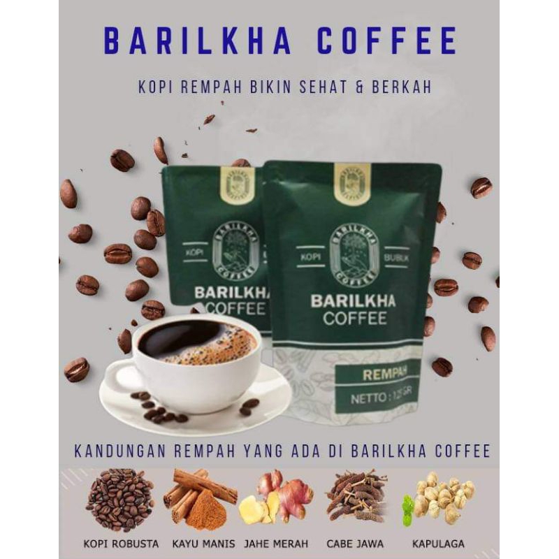 

MURAH COFFEE BARILKHA kopi kesehatan murah original BPOM/kopi stamina/kopi pria/kopi viral/kopi kesehatan murah