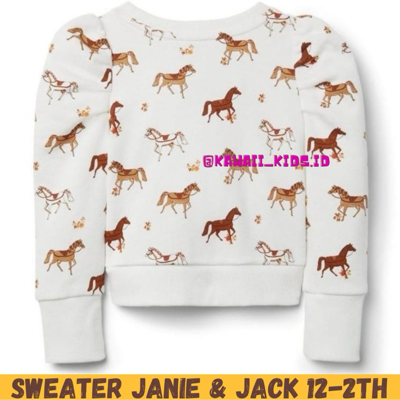Janie and Jack sweater anak perempuan, baju newborn anak perempuan