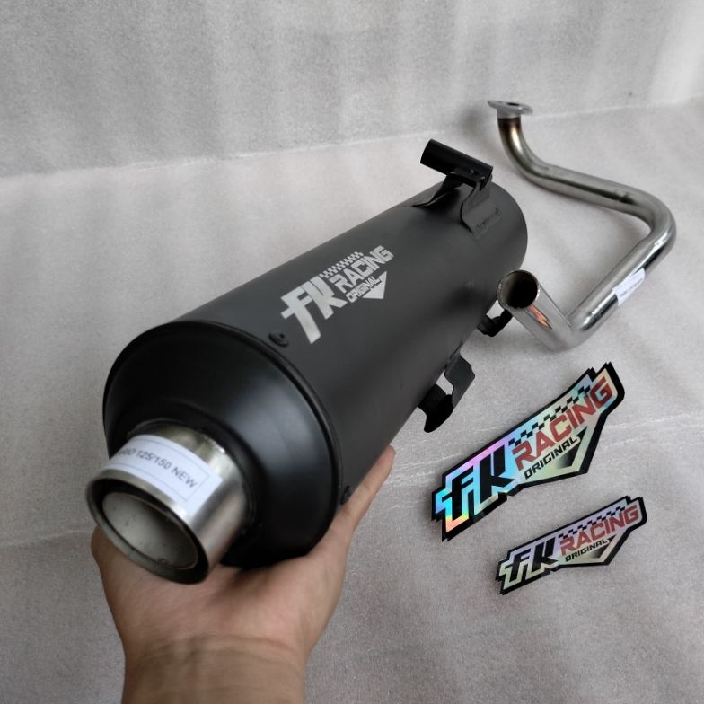 Murah.. Knalpot Standar Racing Copy CMS Vario 150 LED Vario 125 LED - FK Racing Suara Bass Adem 62