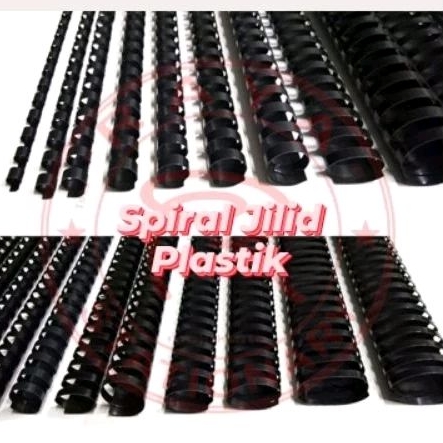 

Spiral Plastik Jilid F4 - 23 Loops Hitam