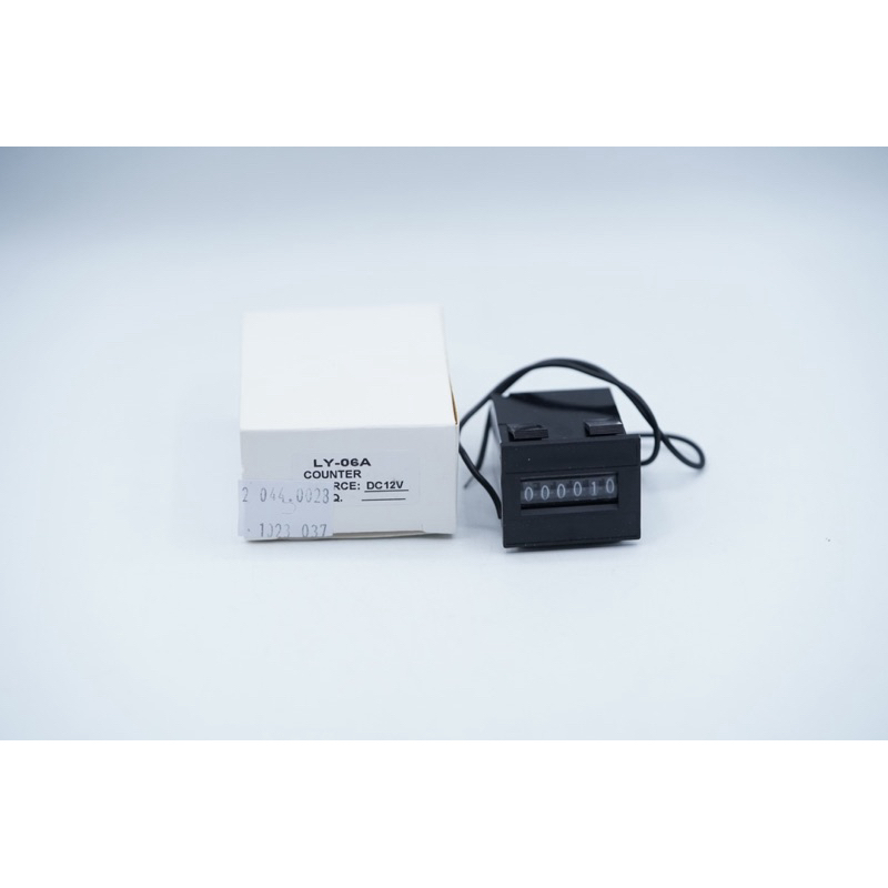 Counter LY-06A DC 12V 6 digit counter digital counter mechanical counters  electromagnetic pulse Cou