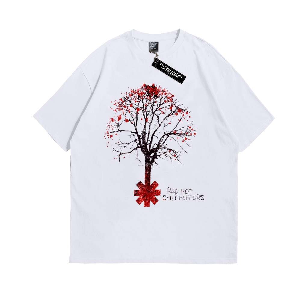 CLOTE - Tshirt RHCP Overisize White Cotton Combed 24s