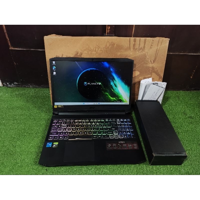 Laptop Gaming Acer Nitro 5 AN515-56 I5-11300H I5 Gen 11 GTX 1650 SSD Layar 144Hz RGB Termurah