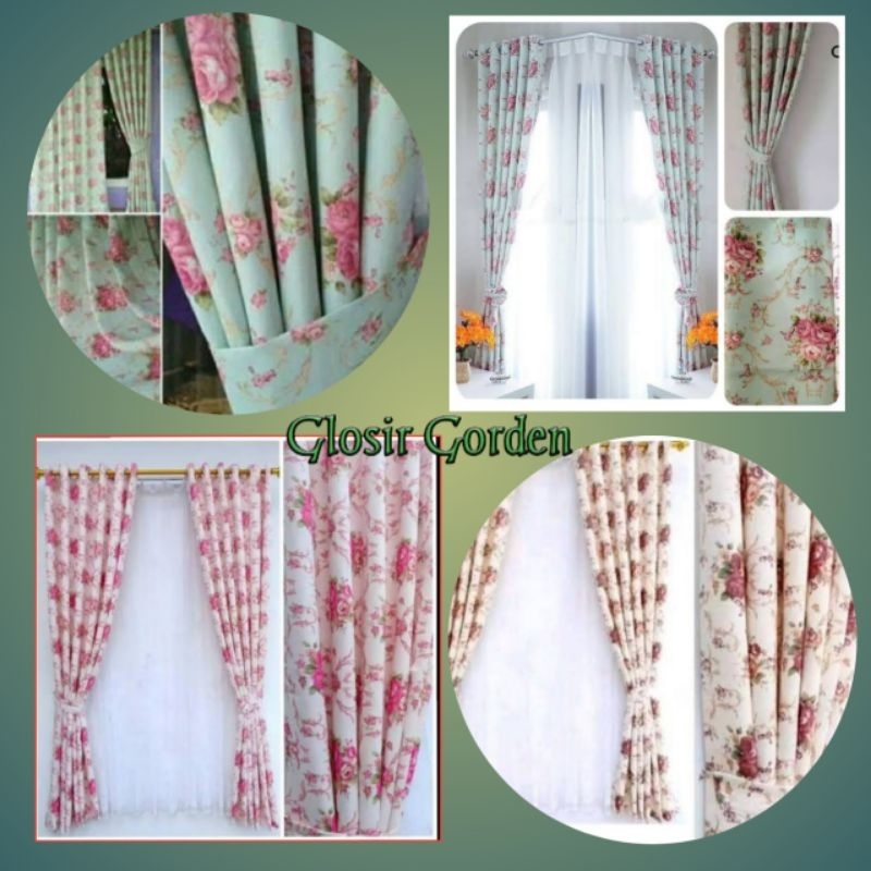 Gorden minimalis Jendela dan pintu