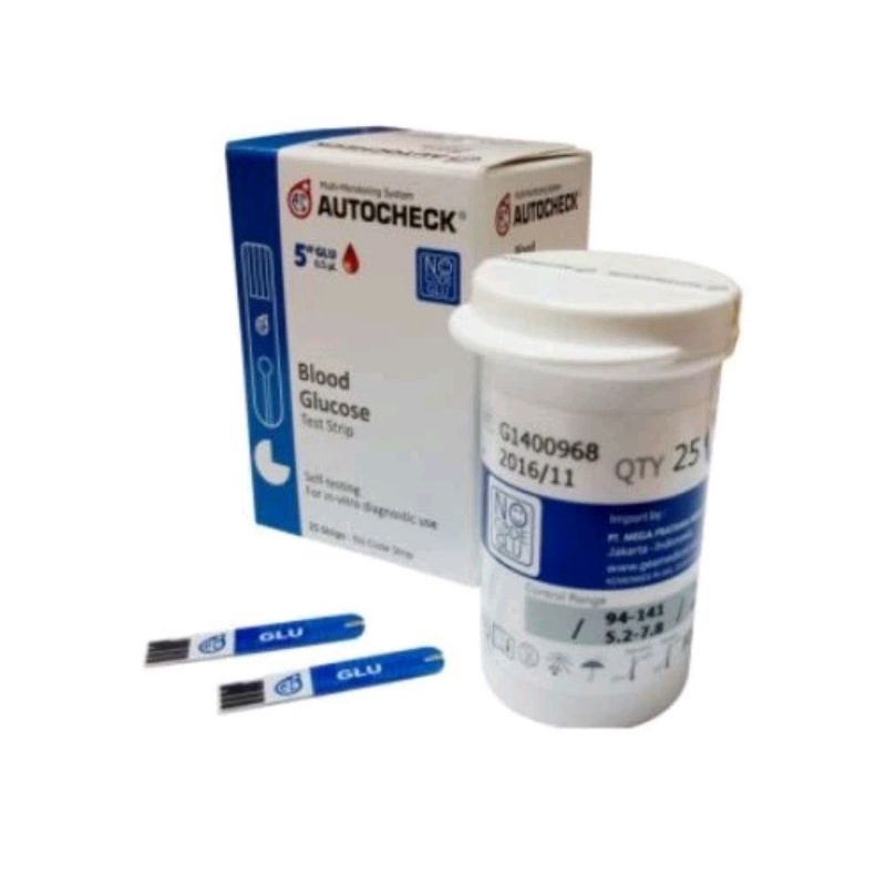 STRIP GLUKOSA/ GULA DARAH AUTOCHECK ISI 25 STRIP