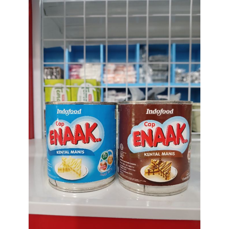 

Susu kental manis Enaak /enak kaleng varian rasa 370gr