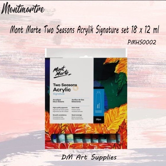 

Mont Marte Two Seasons Acrylik Signature set 18 x 12 ml (PMHS0002)