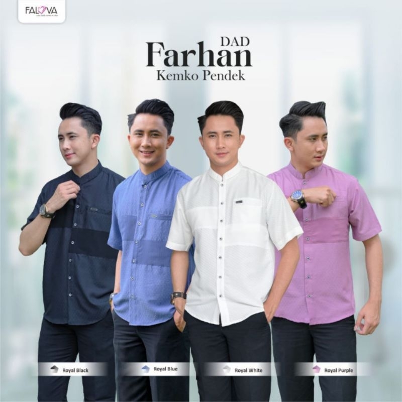 FARHAN KEMKO DAD LENGAN PENDEK by FALOVA [FARHAN FAHIRA FAMILY IED SERIES SARIMBIT 2024]