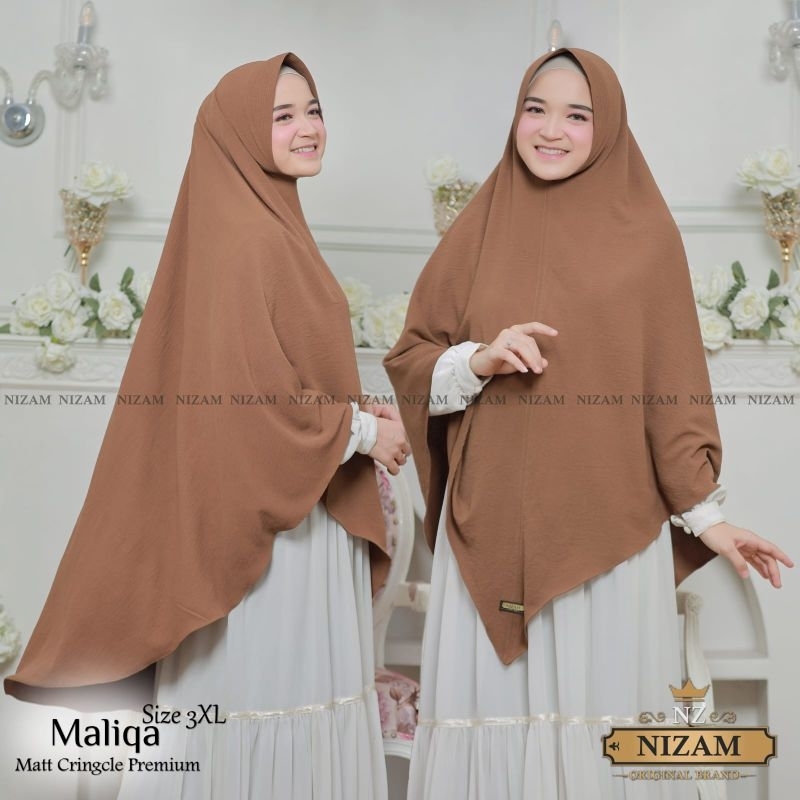 [Grosir/5Pcs]Jilbab Crinkle Pad MaliQa XXXL
