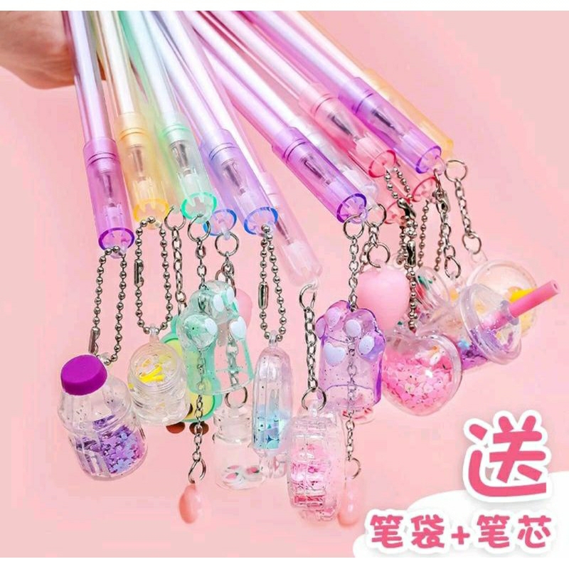 pulpen gantungan lucu karakter anak